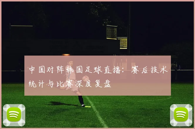 中国对阵韩国足球直播:赛后技术统计与比赛深度复盘