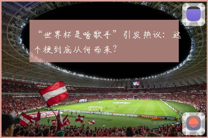 “世界杯是啥歌手”引发热议：这个梗到底从何而来？